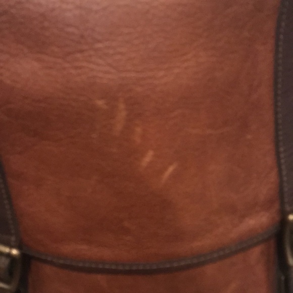 Fossil Leather Messenger Bag - Picture 7 of 17